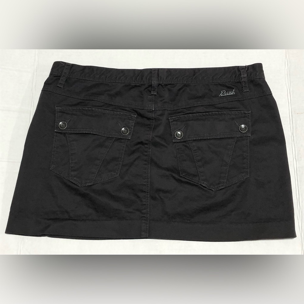 Diesel Black Jeans with Branded Metal Button